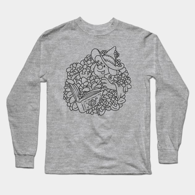 Succulent Wizard Long Sleeve T-Shirt by PoliteYetPeculiar